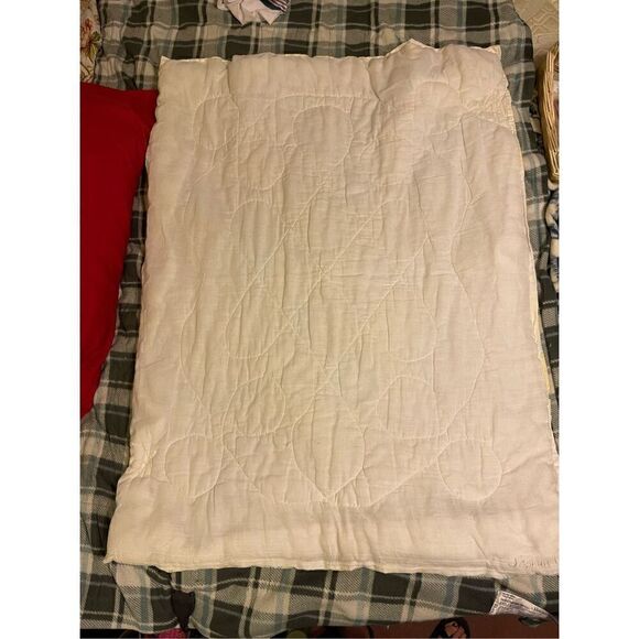 Vintage Baby Blanket The Kendall Co. 1979 Yogi Bear Pebbles Bam Bam Hanna Barber - Picture 13 of 16